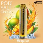 Pod Salt Onyx 4000 Puffs- Mango Ice