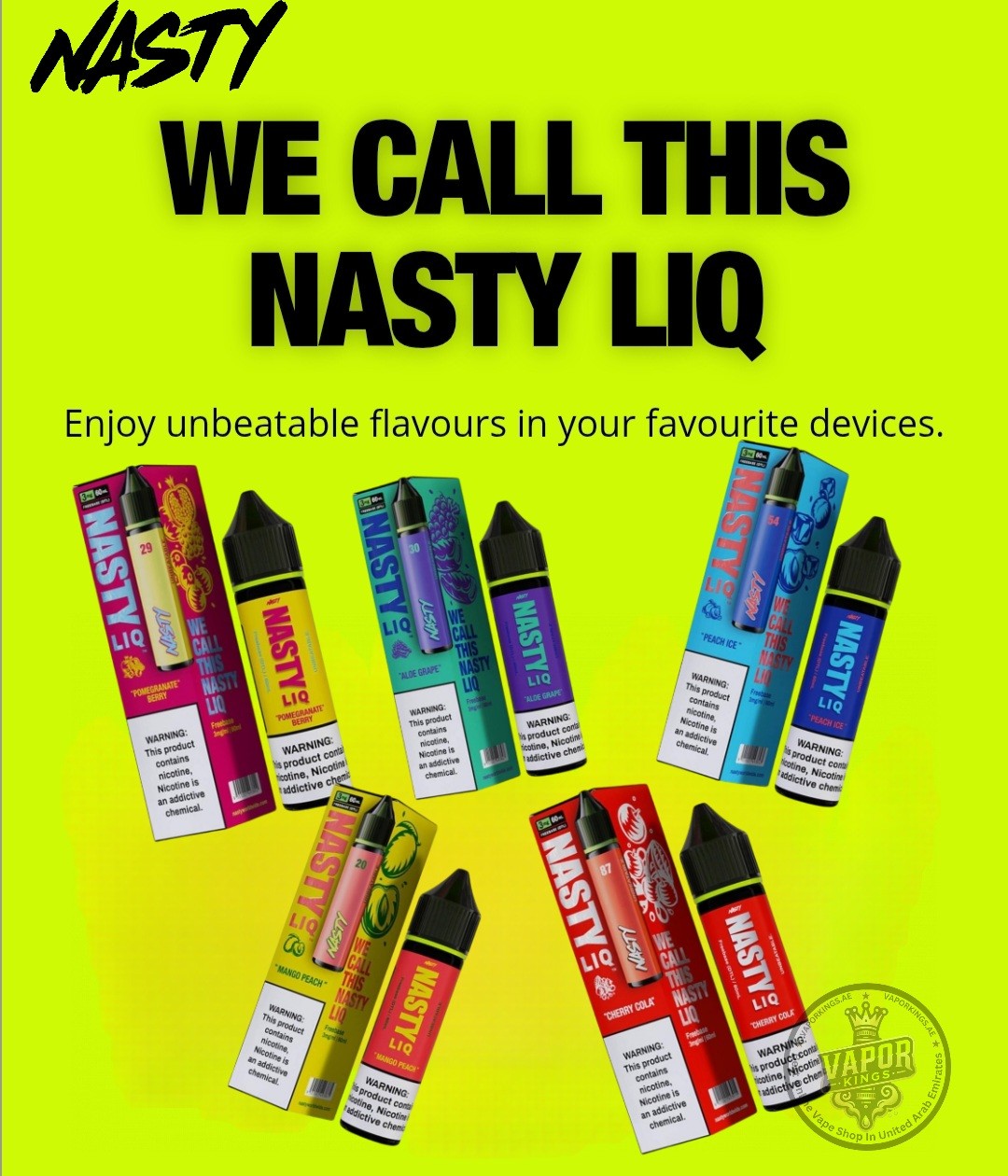 Nasty LIQ 60ml E-Liquid In the UAE