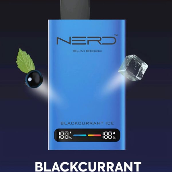 Nerd Slim 80000 Puffs Disposable Vape Blackcurrant Ice