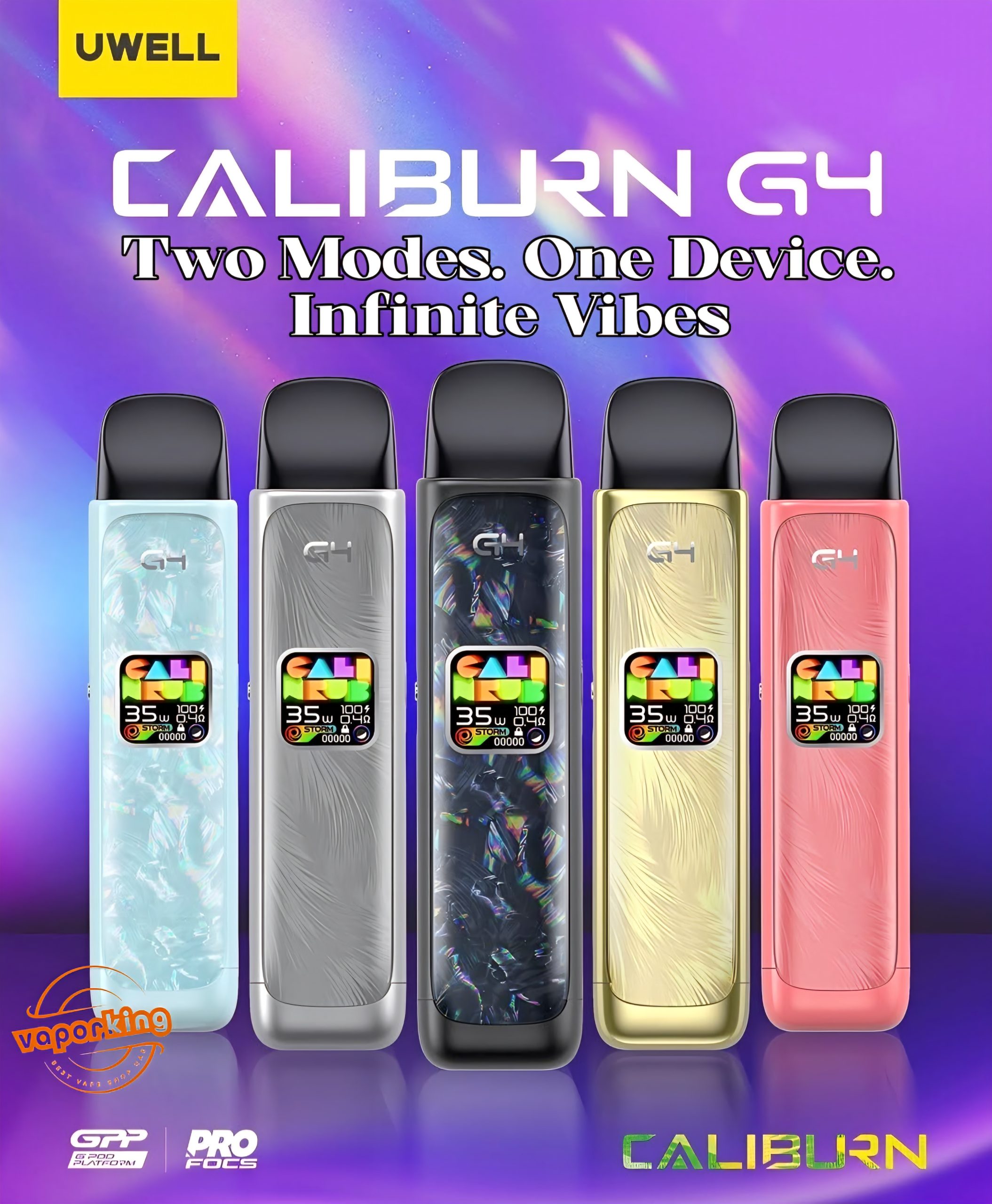 elfbar elfa kaufen Uwell Caliburn G4 Pod Kit UWELL Caliburn G4 Pro Touchscreen Pod System  1800mAh EKLEEL VAPE