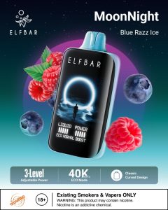 Elfbar Moonlight 40000 Puffs Disposable- Blue Razz Ice