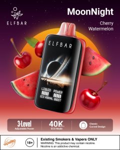 Elfbar Moonlight 40000 Puffs Disposable- Cherry Watermelon