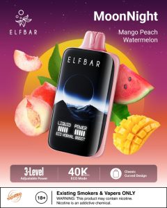Elfbar Moonlight 40000 Puffs Disposable- Mango Peach Watermelon