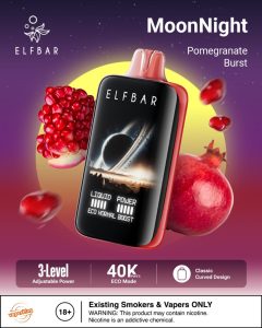 Elfbar Moonlight 40000 Puffs Disposable- Pomegranate Burst