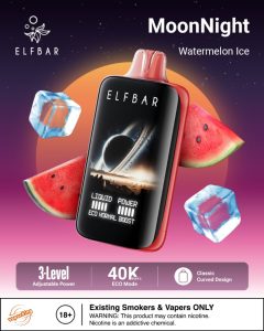 Elfbar Moonlight 40000 Puffs Disposable- Watermelon Ice