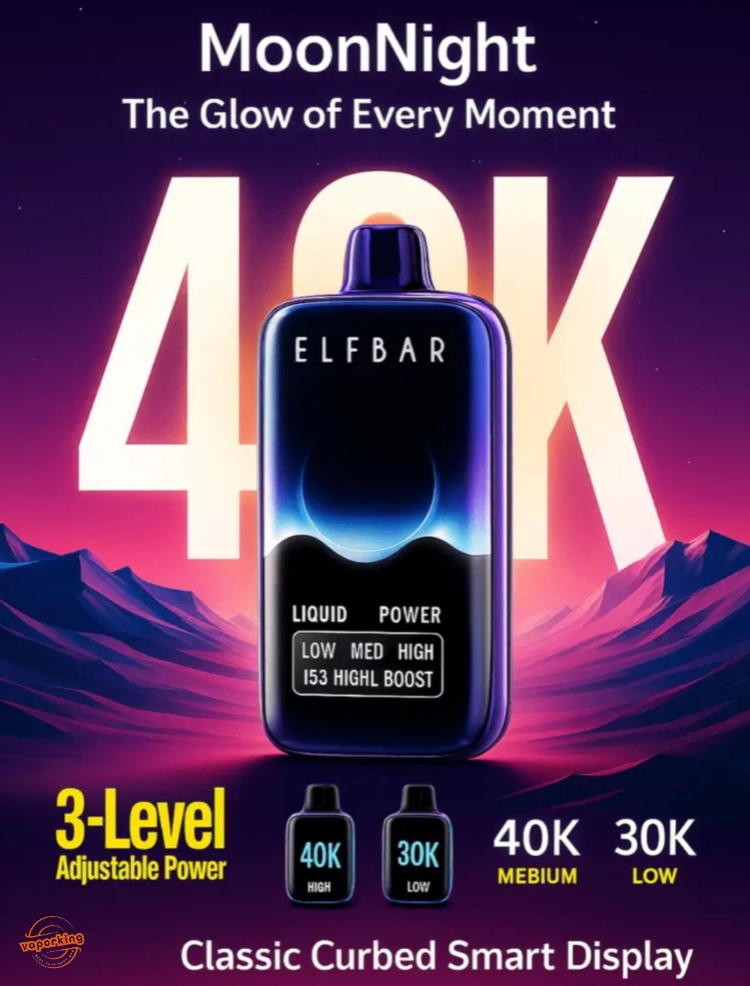 Best Elfbar Moonlight 40000 Puffs Disposable Vape In UAE Elfbar Moonlight 40000 Puffs Disposable