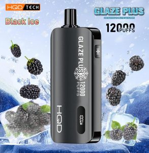 HQD Glaze Plus 12000Puffs Disposable- Black Ice