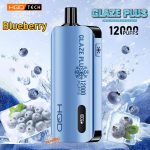 HQD Glaze Plus 12000Puffs Disposable- Blueberry