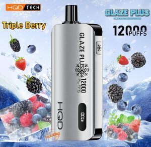 HQD Glaze Plus 12000Puffs Disposable- Triple Berry
