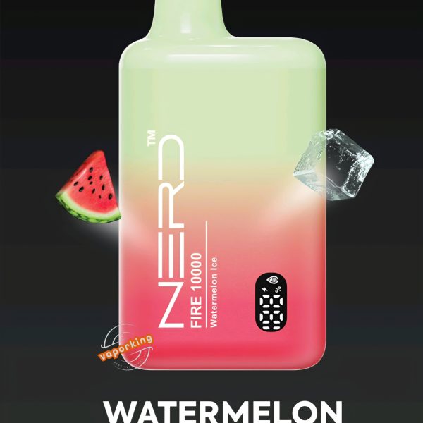 Nerd Fire 10000 Puffs 20mg Disposable- Watermelon Ice