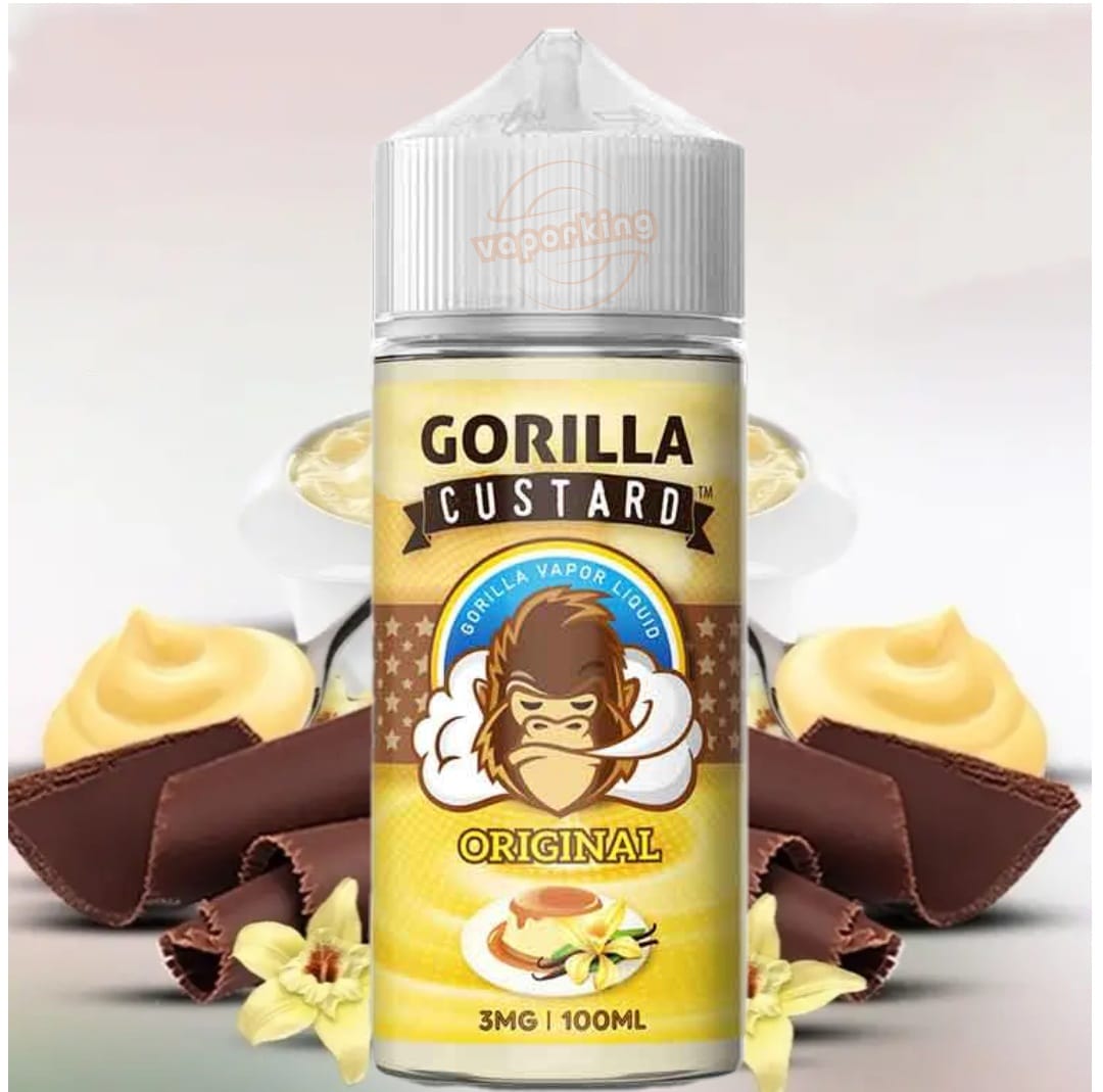 Gorilla Custard 100ml E-Liquid Gorilla Custard 100ml E-Liquid