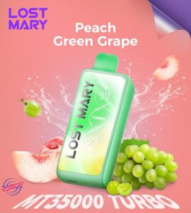 Lost Mary MT 35000 Puff Turbo- Peach Green Grape