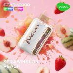Vozol Star 40000 Puffs Disposable Strawmelon Peach