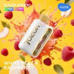 Vozol Star 40000 Puffs Disposable White Peach Raspberry