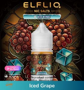 ELFLIQ Nic Salts 30mg- Iced Grape
