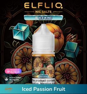 ELFLIQ Nic Salts 30mg- Iced Passion Fruit