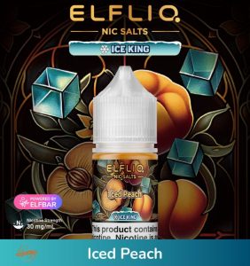 ELFLIQ Nic Salts 30mg- Iced Peach