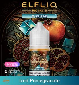 ELFLIQ Nic Salts 30mg- Iced Pomegranate