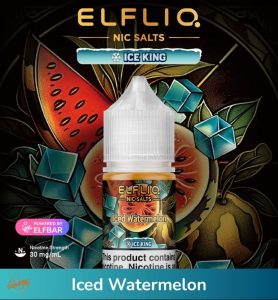 ELFLIQ Nic Salts 30mg- Iced Watermelon