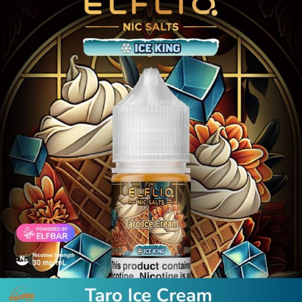 ELFLIQ Nic Salts 30mg- Taro Ice Cream