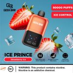 Geek Bar Ice Prince 50000 Puffs- Strawberry Ice