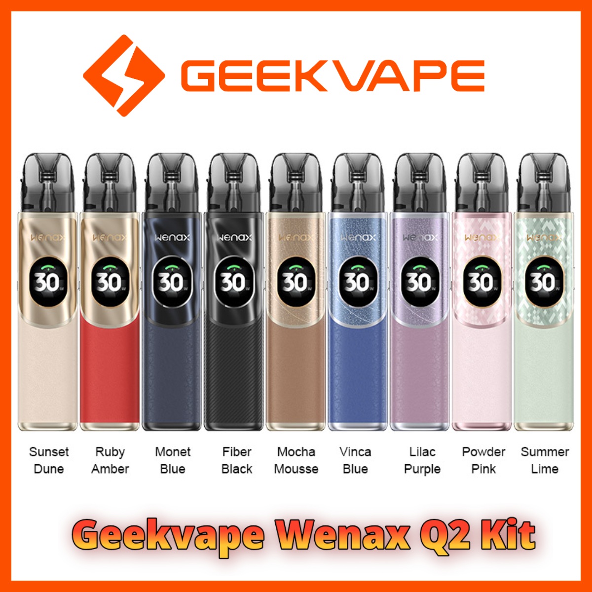 Best Buy Geekvape Wenax Q2 Kit 30w In Online Vape Shop UAE