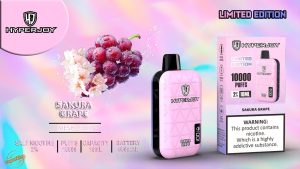 HYPERJOY Limited Edition 10000 Puffs- Sakura Grape