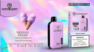 HYPERJOY Limited Edition 10000 Puffs- Taro Ice Cream