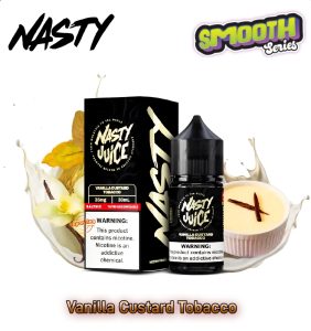 Nasty Smooth Series Salt 30ml- Vanilla Custard Tobacco