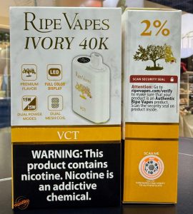 Ripe Vapes IVORY 40000 Puffs- VCT 2%