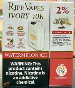 Ripe Vapes IVORY 40000 Puffs- Watermelon Ice