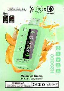 Dovpo 20000 Puffs Disposable Vape Melon Ice Cream