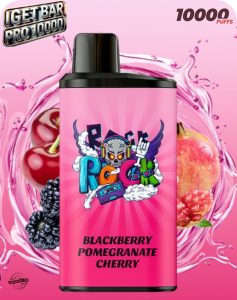 IGET Bar Pro 10000 Puffs- Blackberry Pomegranate Cherry