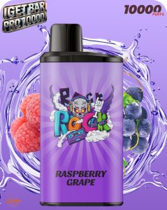 IGET Bar Pro 10000 Puffs- Raspberry Grape