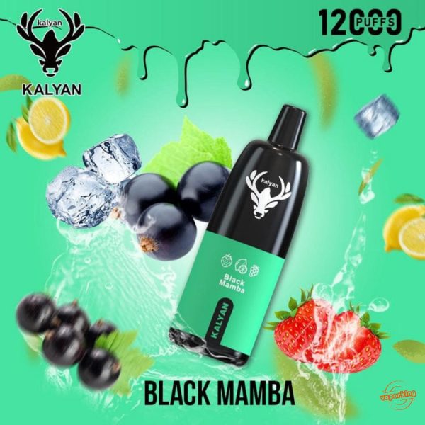 KALYAN Pro 12000 Puffs Disposable- Black Mamba