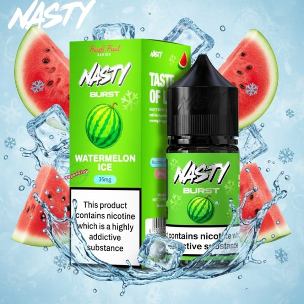 Nasty Burst Salt Nic 30ml- Watermelon Ice