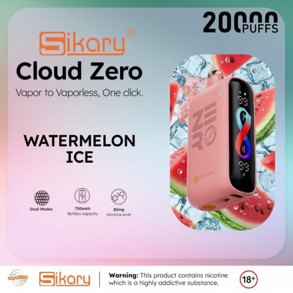 Sikary Cloud Zero 20000 Puffs- Watermelon Ice