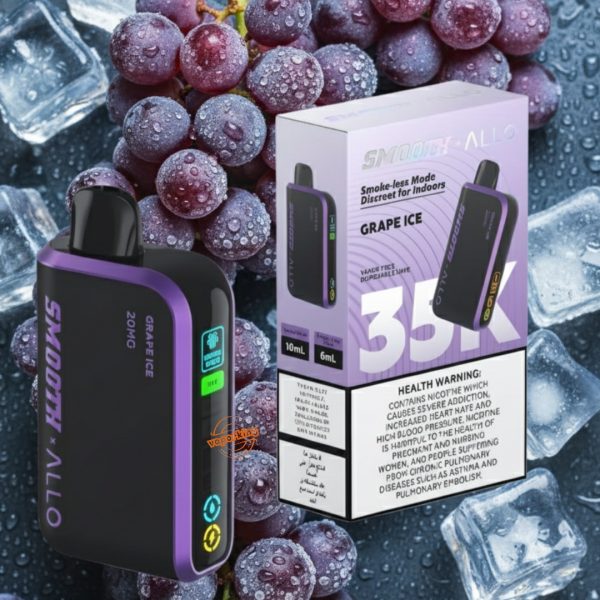 Smooth Allo 35000 Puffs Disposable- Grape Ice