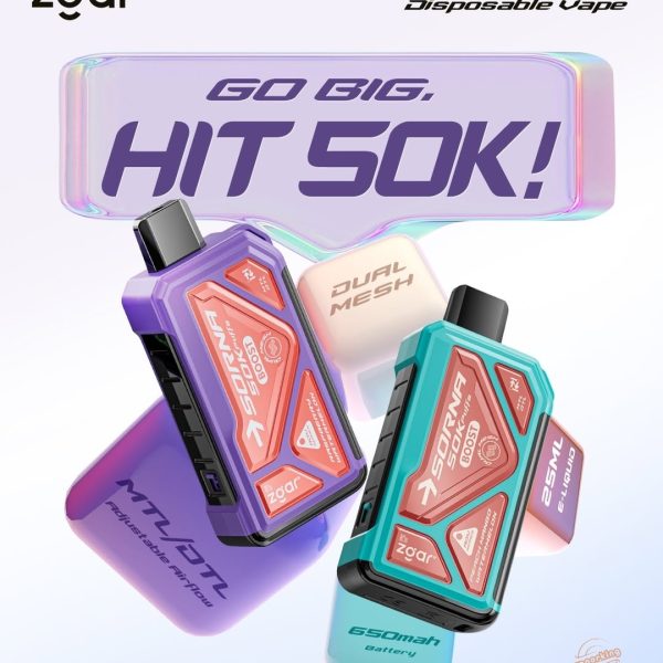 ZGAR Sorna 50000 Puffs Disposable