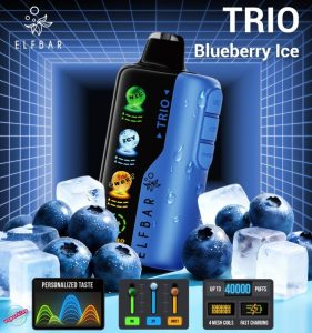ELF BAR Trio 40000 Puffs Disposable- Blueberry Ice