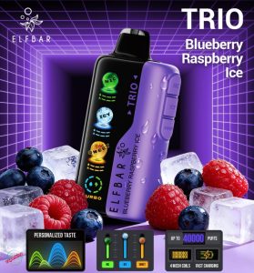 ELF BAR Trio 40000 Puffs Disposable- Blueberry Raspberry Ice