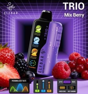 ELF BAR Trio 40000 Puffs Disposable- Mix Berry