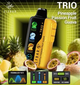 ELF BAR Trio 40000 Puffs Disposable- Pineapple Passion Fruit Guava