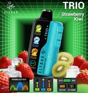 ELF BAR Trio 40000 Puffs Disposable- Strawberry Kiwi