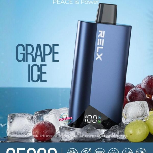 Relx Peace 25000 Puffs Disposable- Grape Ice