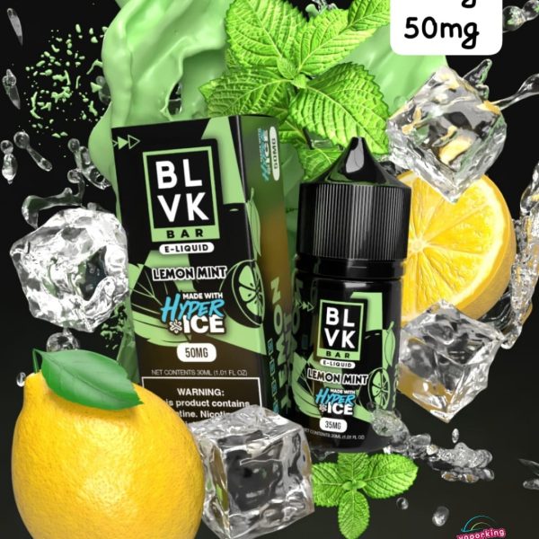 BLVK Salt Nic 35mg- Lemon Mint Hyper Ice