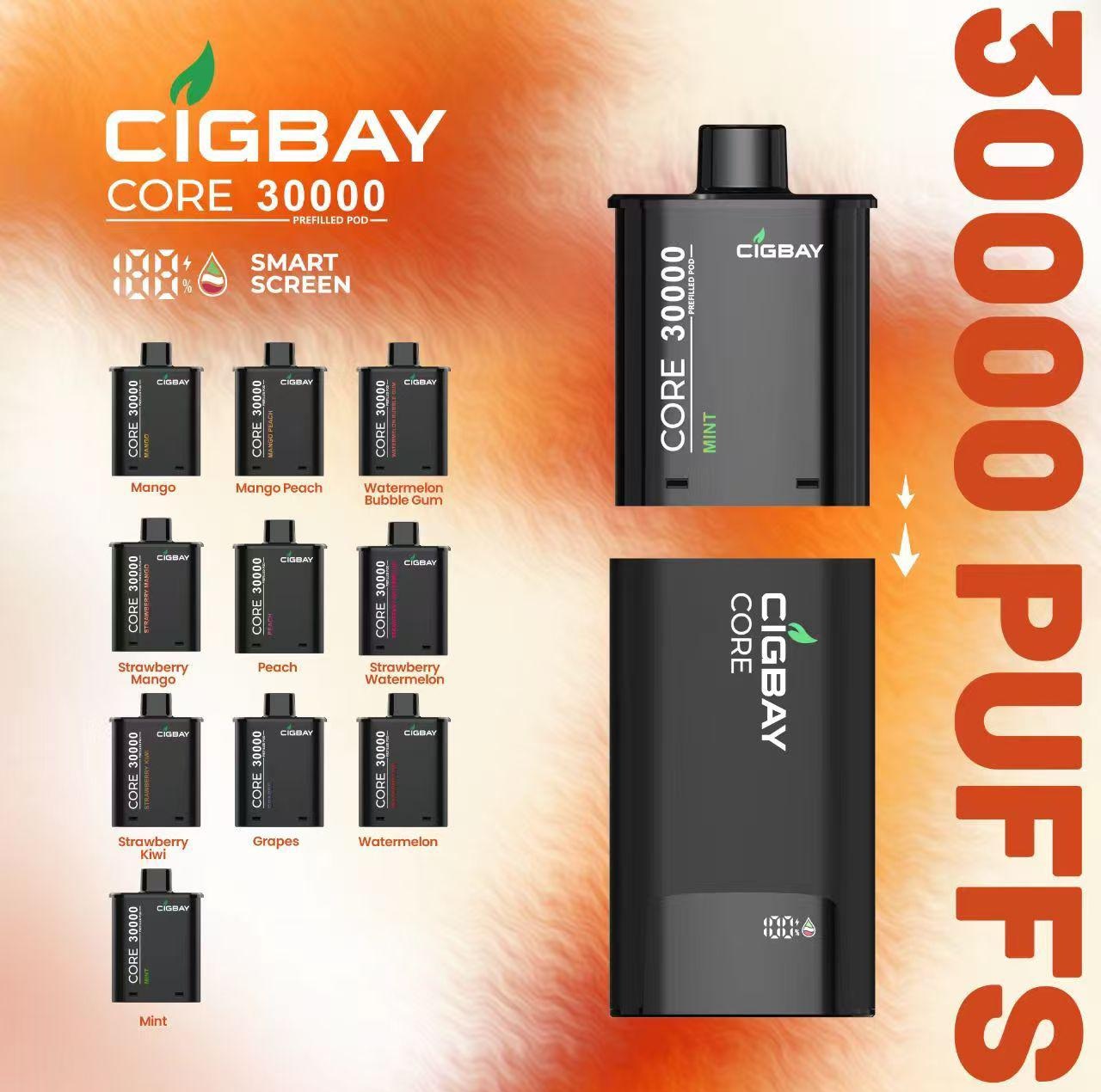 Buy Cigbay Core 30000 Puffs Prefilled Pod Kit at best Online Shop