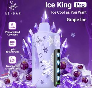 ELFBAR Ice King Pro 40000 Puffs- Grape Ice