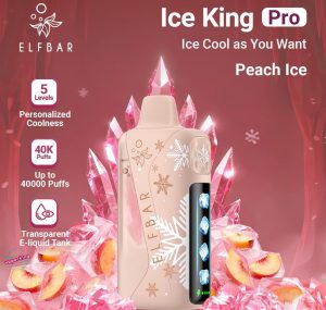 ELFBAR Ice King Pro 40000 Puffs- Peach ice