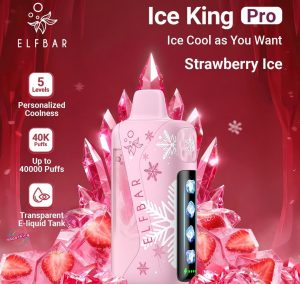 ELFBAR Ice King Pro 40000 Puffs- Strawberry Ice